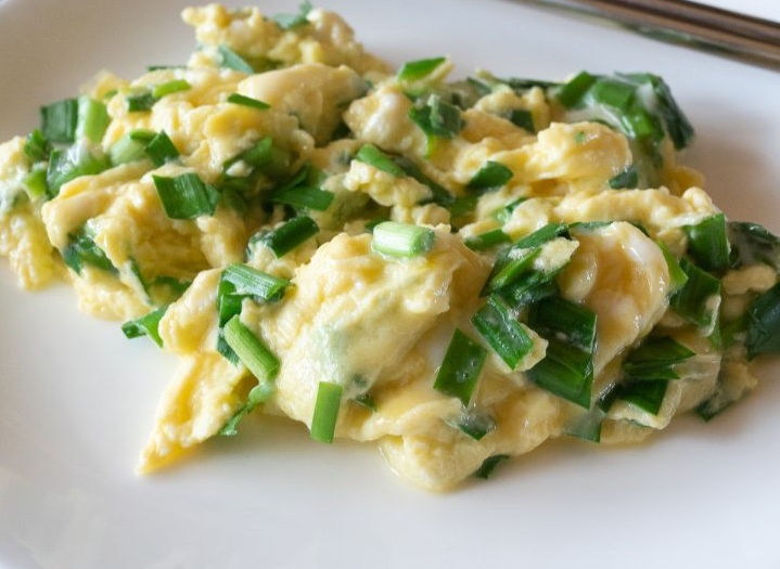 Chives Egg Omellete